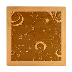 Abstract Design Art Pattern Wallpaper Shape Decoration Wood Photo Frame Cube by danenraven