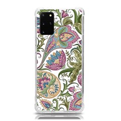 Flowers Pattern Texture White Background Design Floral Samsung Galaxy S20plus 6 7 Inch Tpu Uv Case by danenraven