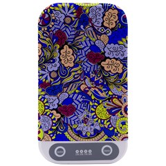 Blue Yellow Background Pattern Vector Texture Paisley Sterilizers by danenraven