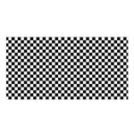 Black And White Checkerboard Background Board Checker Satin Shawl 45  x 80  Front