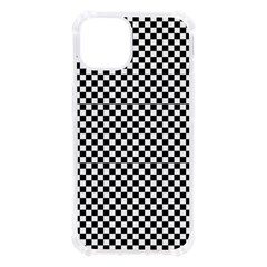 Black And White Checkerboard Background Board Checker Iphone 13 Tpu Uv Print Case