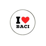 I love baci  Hat Clip Ball Marker (4 pack) Front