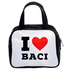 I Love Baci  Classic Handbag (two Sides) by ilovewhateva