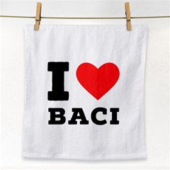 I Love Baci  Face Towel by ilovewhateva