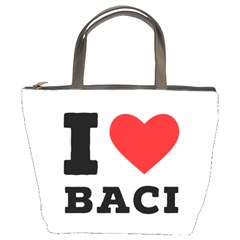 I Love Baci  Bucket Bag by ilovewhateva