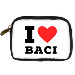 I Love Baci  Digital Camera Leather Case by ilovewhateva