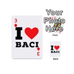 I love baci  Playing Cards 54 Designs (Mini) Front - Diamond3