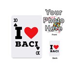 I love baci  Playing Cards 54 Designs (Mini) Front - Spade10