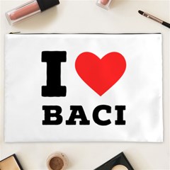 I Love Baci  Cosmetic Bag (xxl) by ilovewhateva