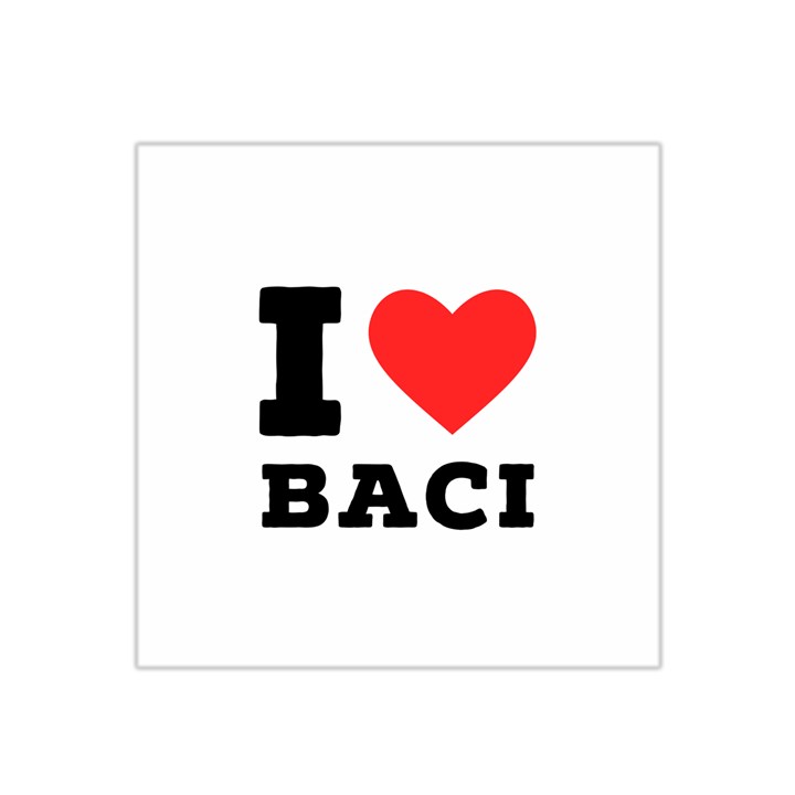 I love baci  Satin Bandana Scarf 22  x 22 