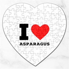 I Love Asparagus  Jigsaw Puzzle (heart) by ilovewhateva