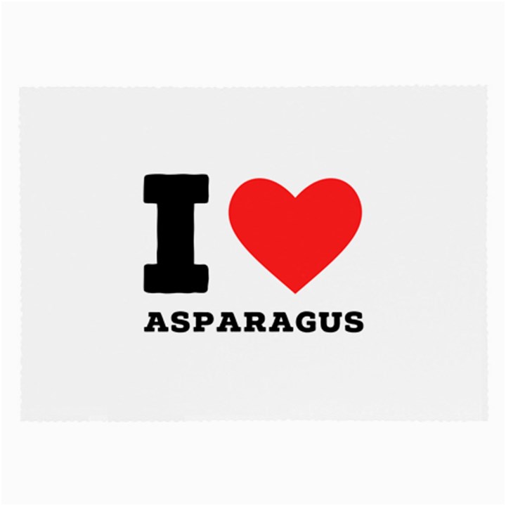 I love asparagus  Large Glasses Cloth