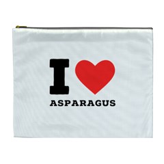 I Love Asparagus  Cosmetic Bag (xl) by ilovewhateva