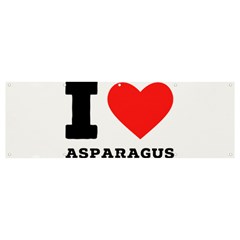 I Love Asparagus  Banner And Sign 12  X 4  by ilovewhateva