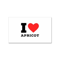 I Love Apricot  Sticker (rectangular) by ilovewhateva