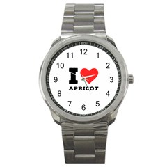 I Love Apricot  Sport Metal Watch by ilovewhateva