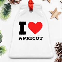 I Love Apricot  Bell Ornament (two Sides) by ilovewhateva