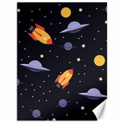 Cosmos Rockets Spaceships Ufos Canvas 36  X 48  by Cowasu