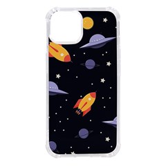 Cosmos Rockets Spaceships Ufos Iphone 14 Tpu Uv Print Case