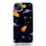 Cosmos Rockets Spaceships Ufos iPhone 14 Plus TPU UV Print Case Front