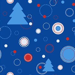 Christmas Pattern Tree Design Play Mat (square) by Cowasu