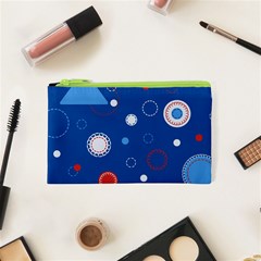 Christmas Pattern Tree Design Cosmetic Bag (xs) by Cowasu