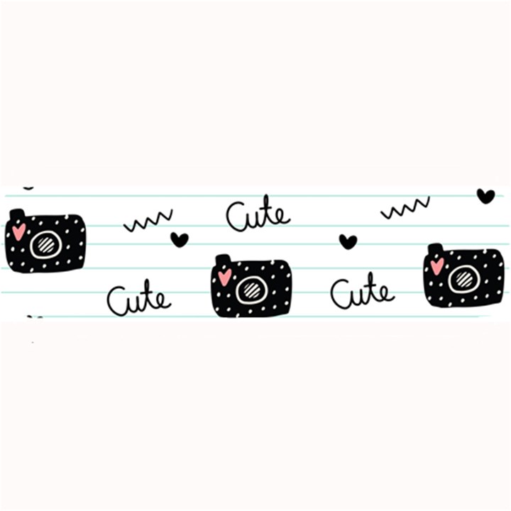 Cute Cameras Doodles Hand Drawn Large Bar Mat