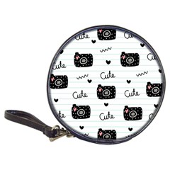 Cute Cameras Doodles Hand Drawn Classic 20-cd Wallets by Cowasu