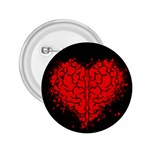 Heart Brain Mind Psychology Doubt 2.25  Buttons Front