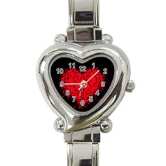 Heart Brain Mind Psychology Doubt Heart Italian Charm Watch by Cowasu