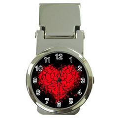 Heart Brain Mind Psychology Doubt Money Clip Watches by Cowasu