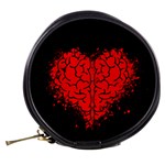 Heart Brain Mind Psychology Doubt Mini Makeup Bag Back