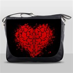 Heart Brain Mind Psychology Doubt Messenger Bag Front