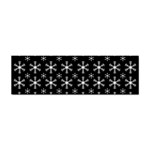 Snowflakes Background Pattern Sticker Bumper (100 pack) Front