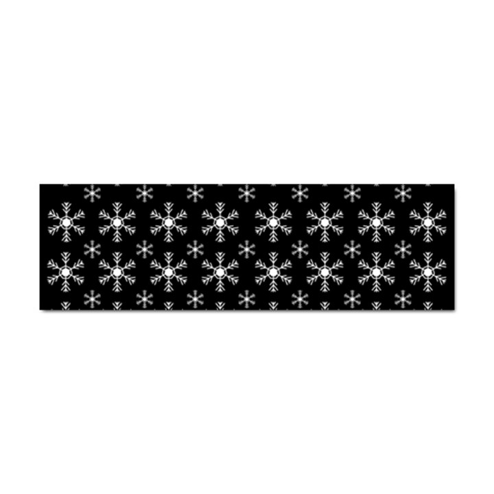 Snowflakes Background Pattern Sticker Bumper (100 pack)