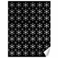 Snowflakes Background Pattern Canvas 36  x 48 