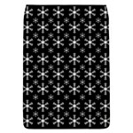 Snowflakes Background Pattern Removable Flap Cover (L) Front