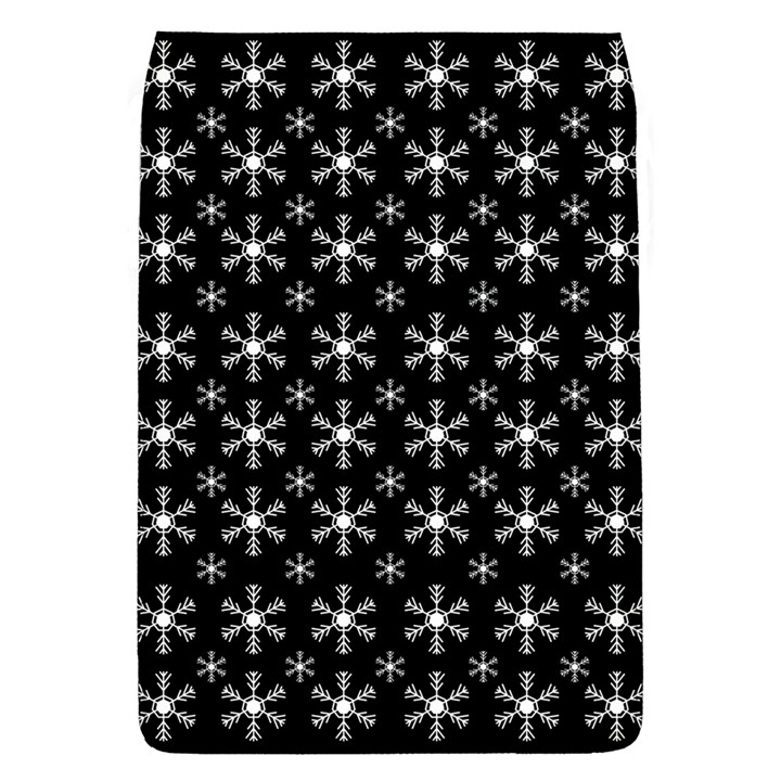 Snowflakes Background Pattern Removable Flap Cover (L)