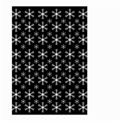 Snowflakes Background Pattern Small Garden Flag (two Sides)