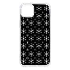 Snowflakes Background Pattern Iphone 14 Plus Tpu Uv Print Case by Cowasu