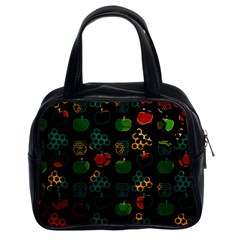 Apples Honey Honeycombs Pattern Classic Handbag (two Sides)