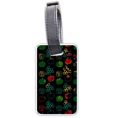 Apples Honey Honeycombs Pattern Luggage Tag (one Side) by Cowasu