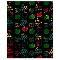 Apples Honey Honeycombs Pattern Drawstring Bag (small)