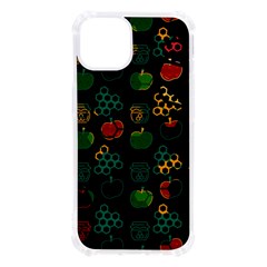 Apples Honey Honeycombs Pattern Iphone 13 Tpu Uv Print Case