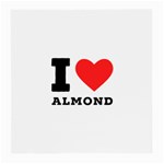 I love almond  Medium Glasses Cloth (2 Sides) Front