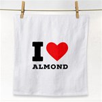 I love almond  Face Towel Front