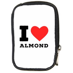 I Love Almond  Compact Camera Leather Case by ilovewhateva