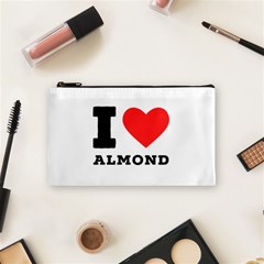 I Love Almond  Cosmetic Bag (small) by ilovewhateva