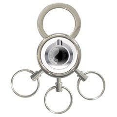 Washing Machines Home Electronic 3-ring Key Chain by Cowasu