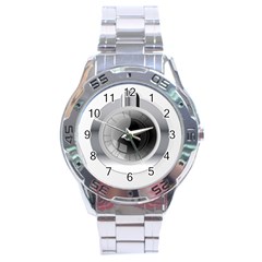 Washing Machines Home Electronic Stainless Steel Analogue Watch by Cowasu